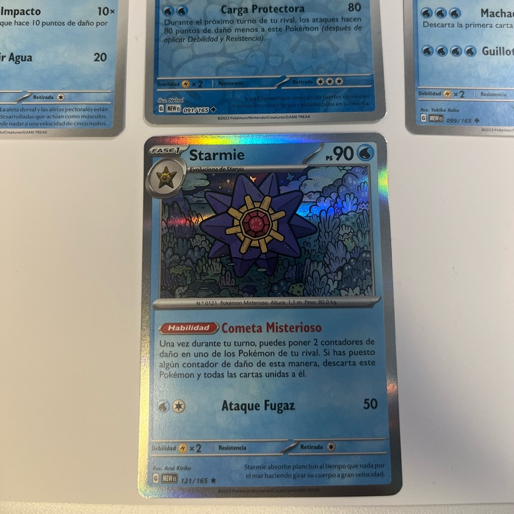 💙ALL BLUE RANDOM POKEMON COLLECTABLE CARDS(in Spanish) - Picture 4 of 4